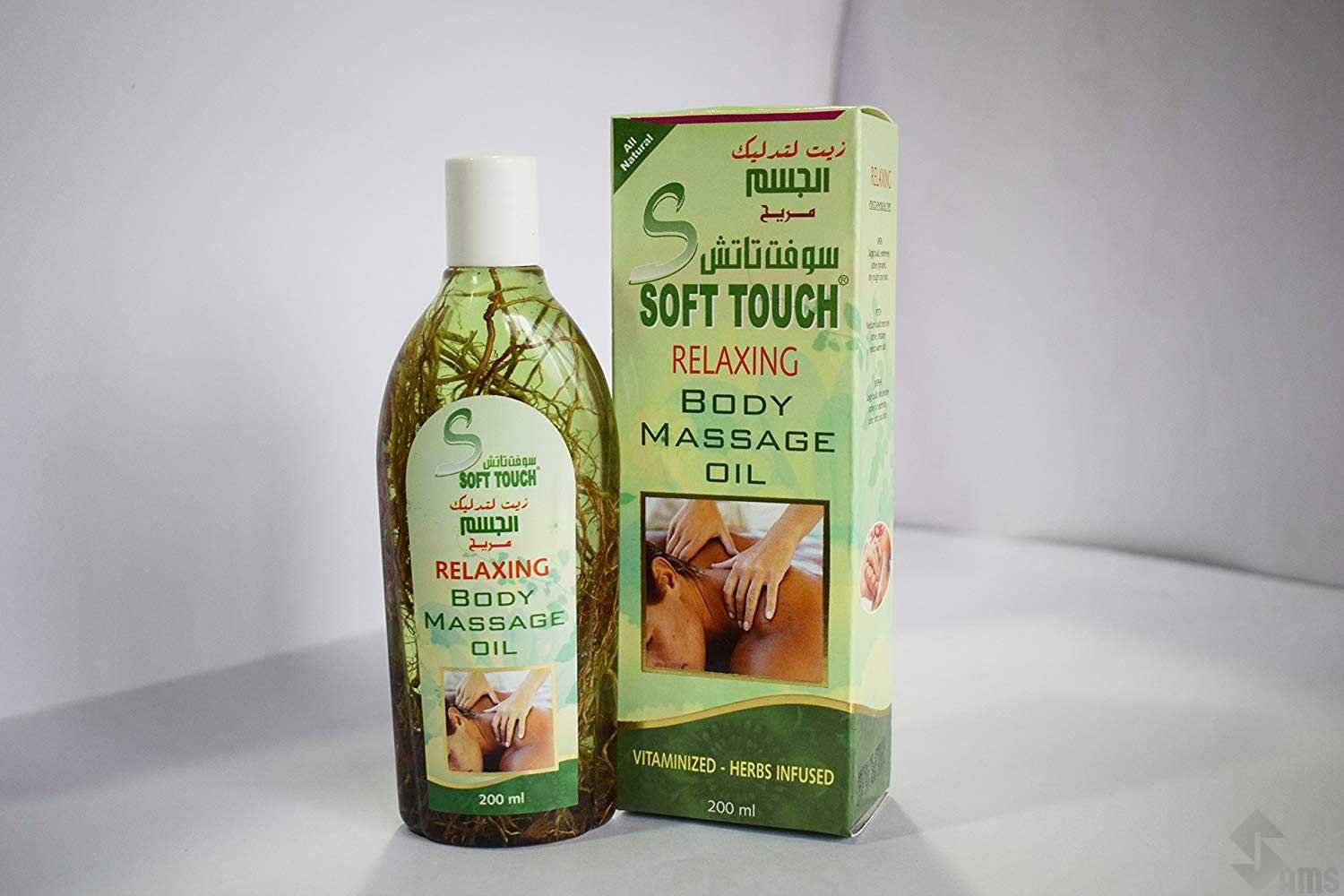 Soft Touch Relaxing Body Massage Oil 200ML - Sams Collection